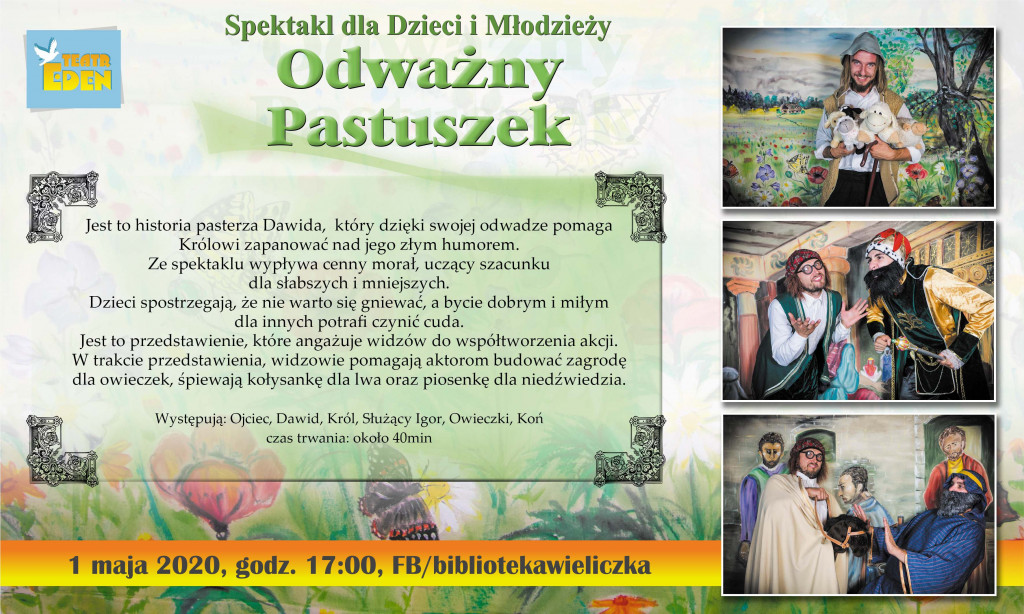 Odważny Pastuszek – spektakl dla dzieci.