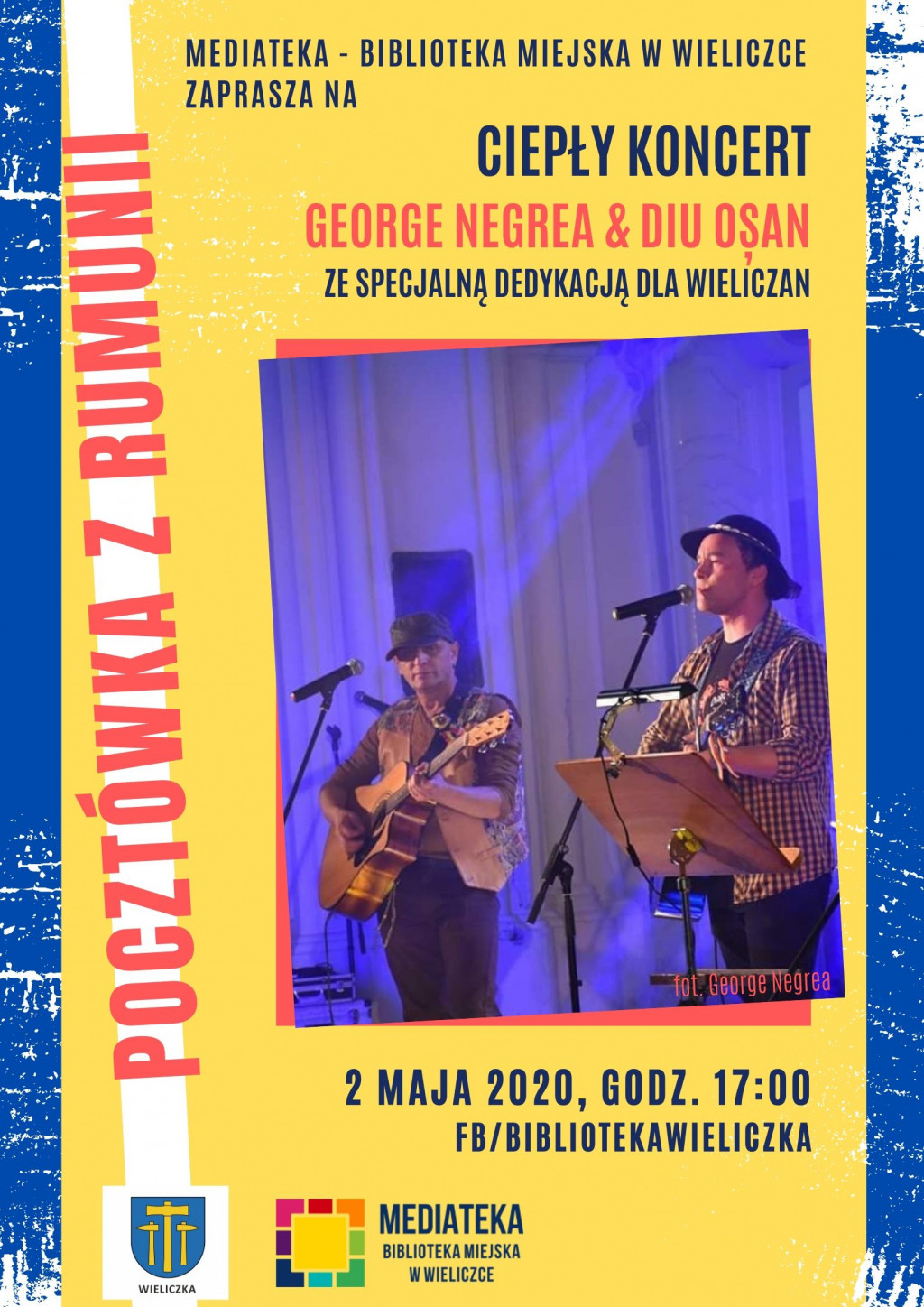 Pocztówka z Rumunii - ciepły koncert ON LINE George Negrea i Diu Osan.