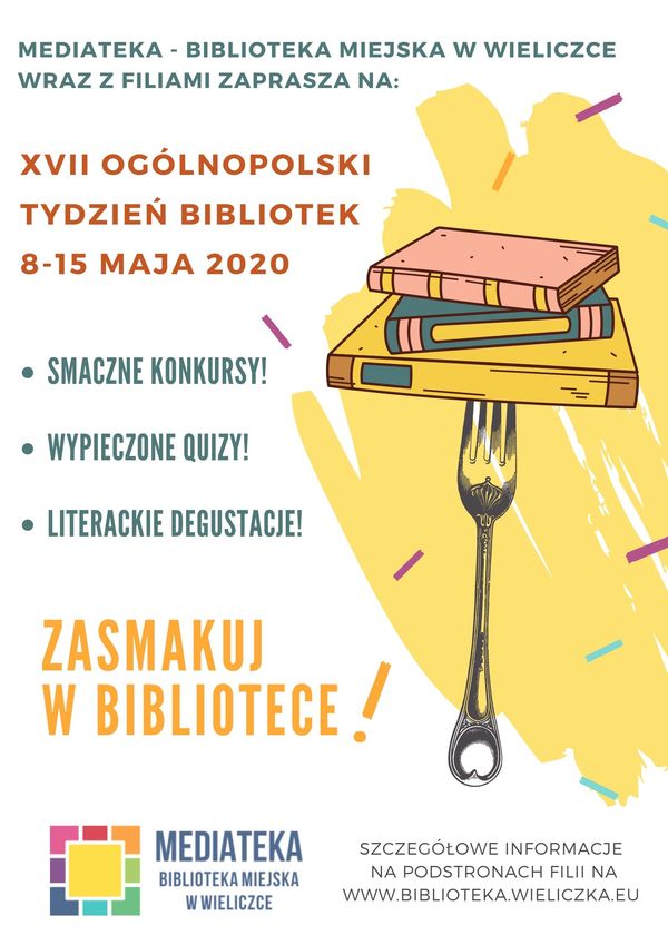 Zasmakuj w Bibliotece – to hasło tegorocznego Tygodnia Bibliotek