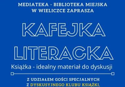 Książka - idealny materiał do dyskusji! Kafejka Literacka (ON LINE)