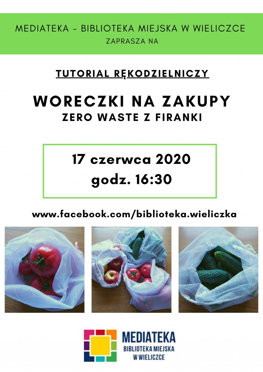 Woreczki z firanki na zakupy – tutorial rękodzielniczy