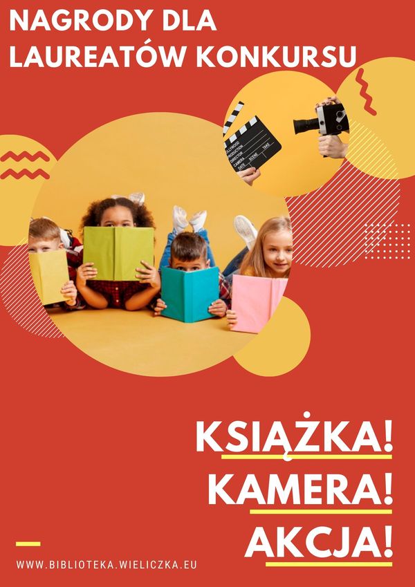 Nagrody w konkursie „Książka! Kamera! Akcja!”