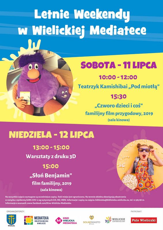 Wakacje w Wielickiej Mediatece!