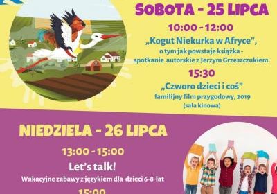 Zapraszamy na LETNIE WEEKENDY w Wielickiej Mediatece!