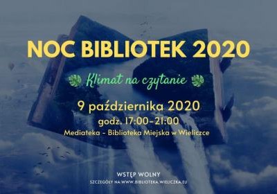 Noc Bibliotek 2020 - Klimat na czytanie