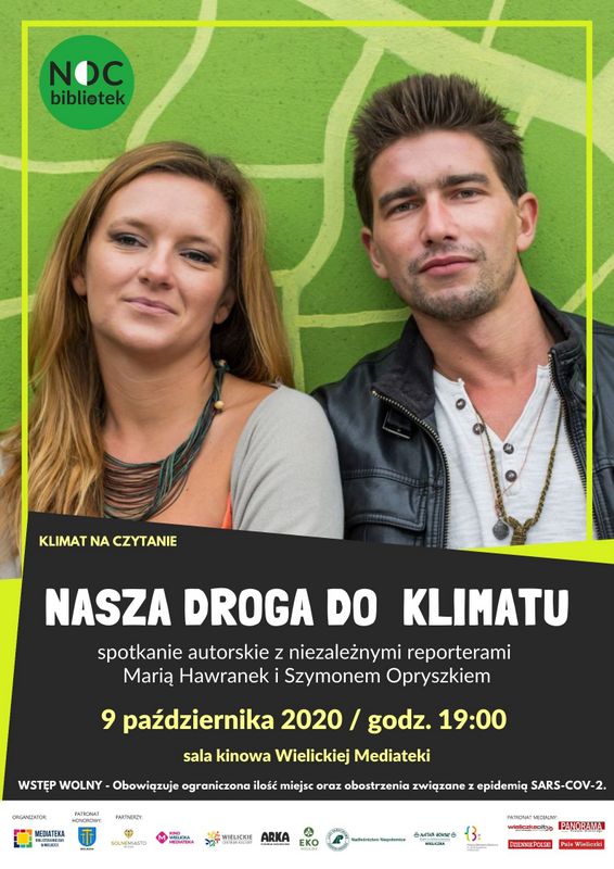 MAJA HAWRANEK I SZYMON OPRYSZEK GOŚĆMI NOCY BIBLIOTEK!