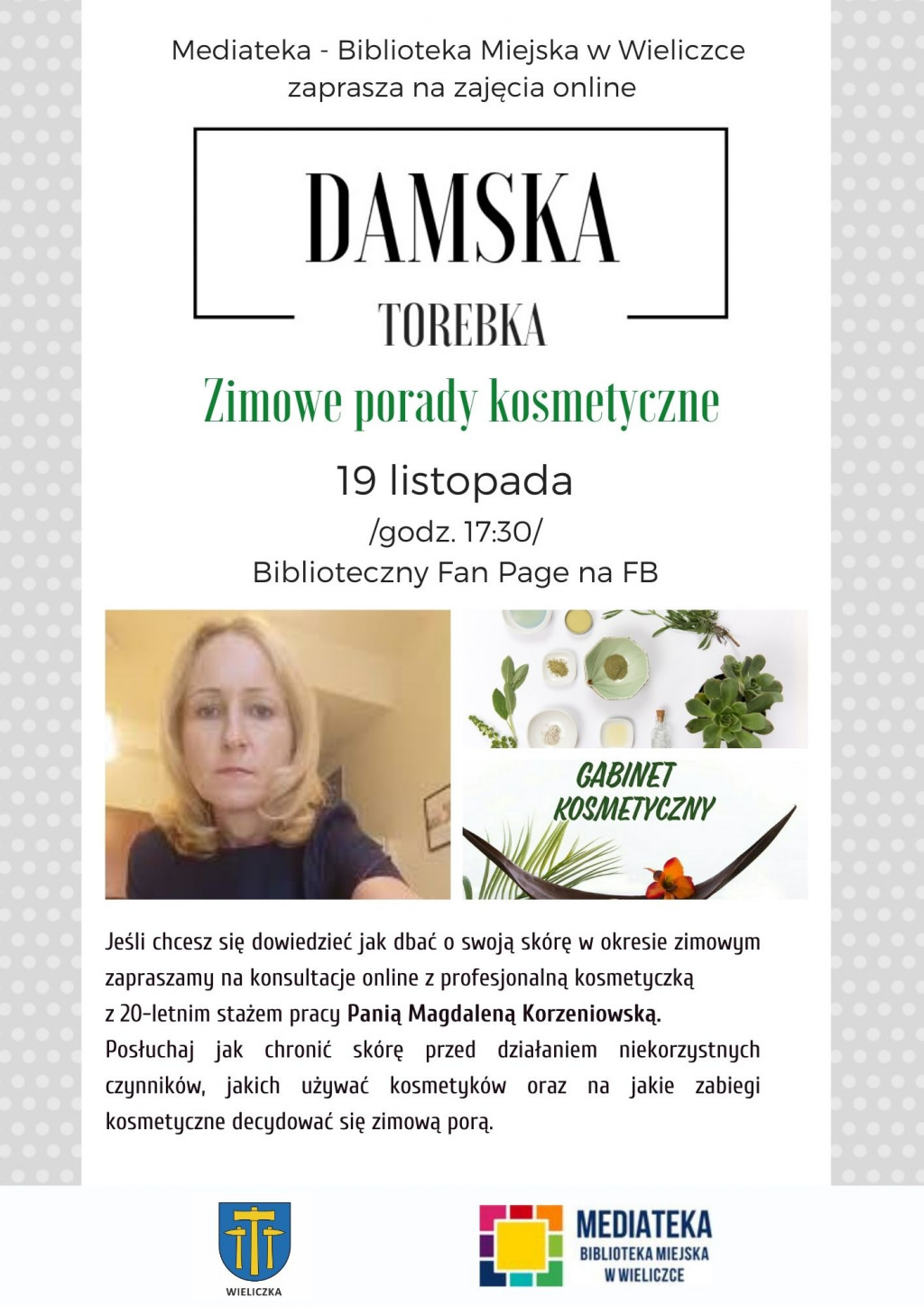 Damska Torebka online – „Zimowe porady kosmetyczne”