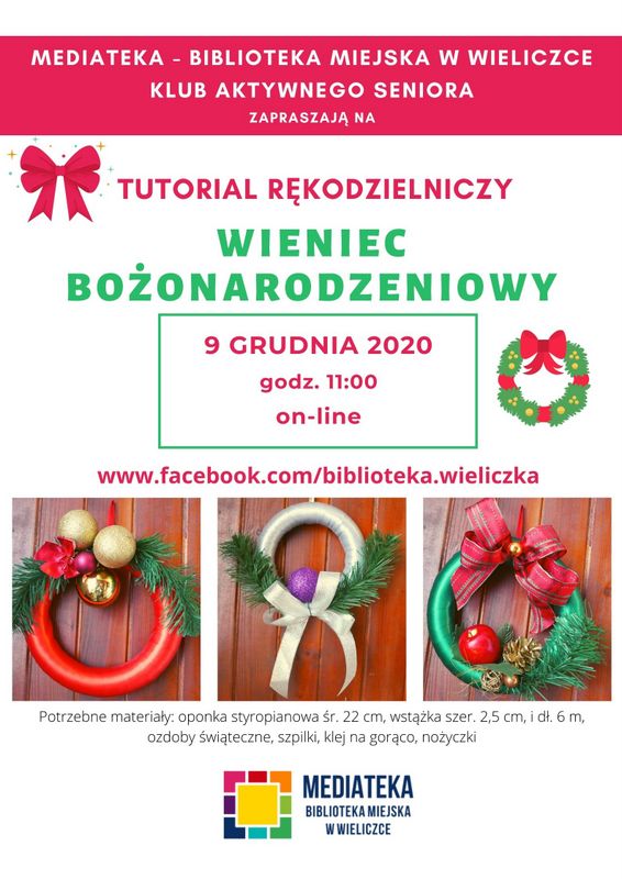 Wieniec bożonarodzeniowy – tutorial rękodzielniczy