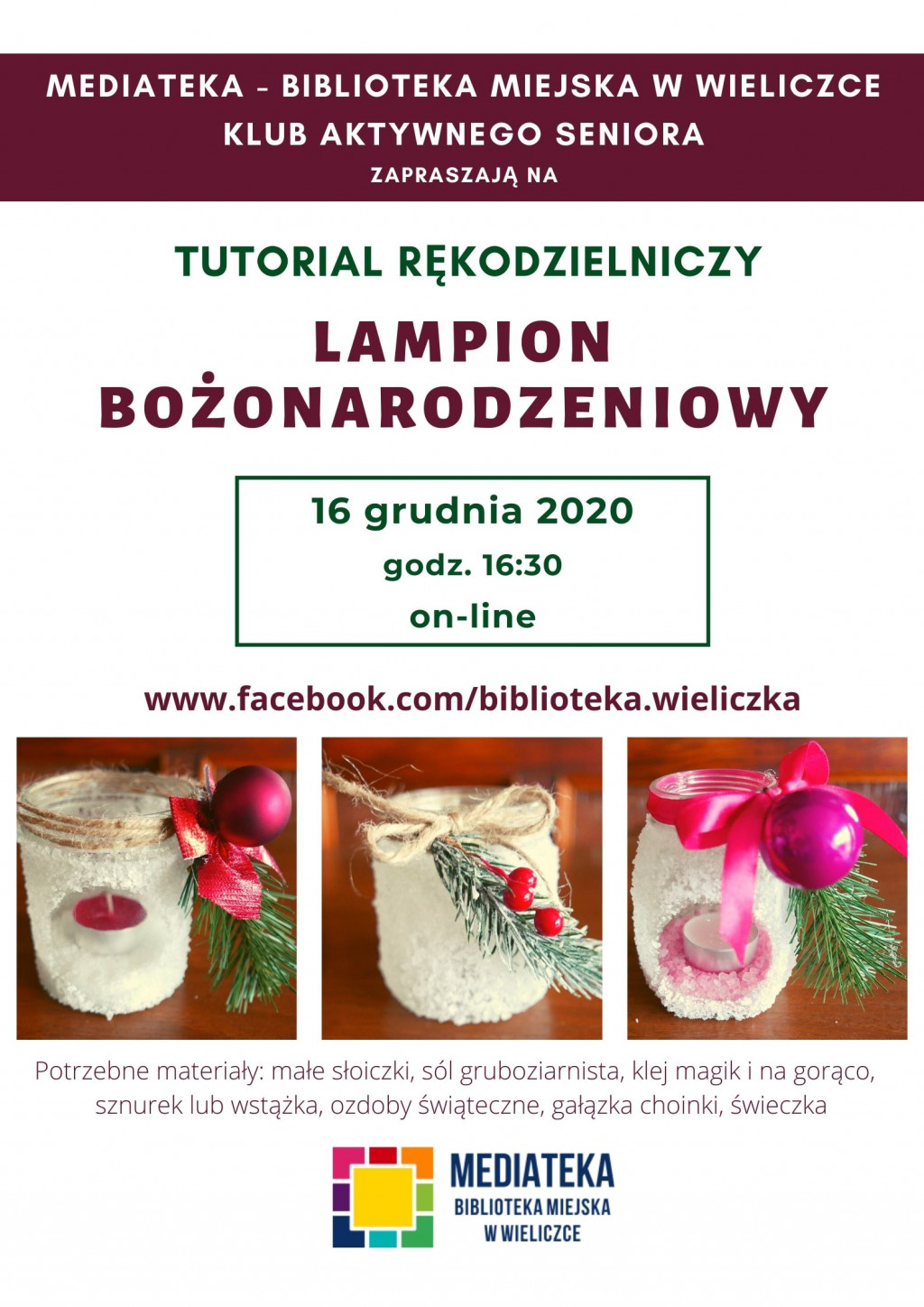 Lampion bożonarodzeniowy  – tutorial rękodzielniczy