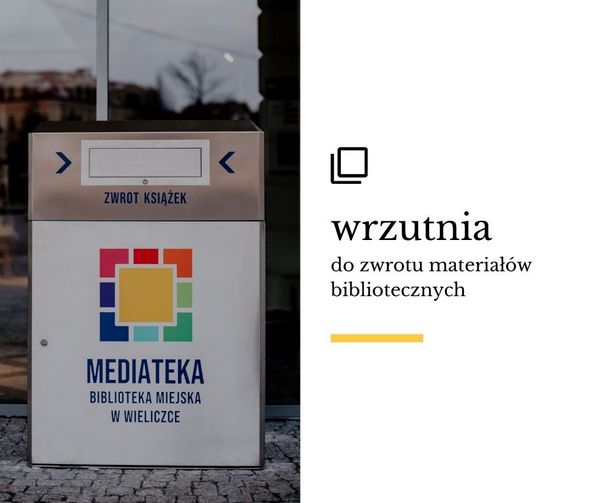 Wrzutnia - nowa usługa w wielickiej bibliotece