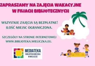 Oferta wakacyjna filii bibliotecznych!