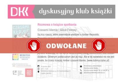 Spotkanie DKK odwołane!