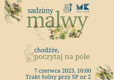 Sadzimy malwy i czytamy