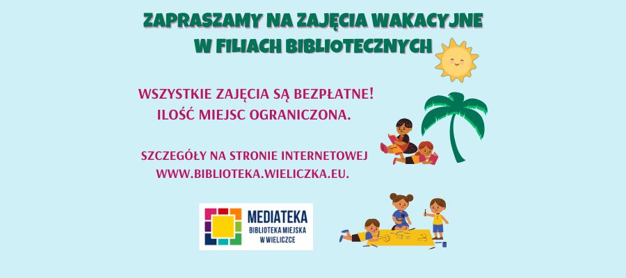 Oferta wakacyjna filii bibliotecznych!