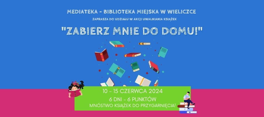 „Zabierz mnie do domu” – akcja bookcrossingowa w Wieliczce
