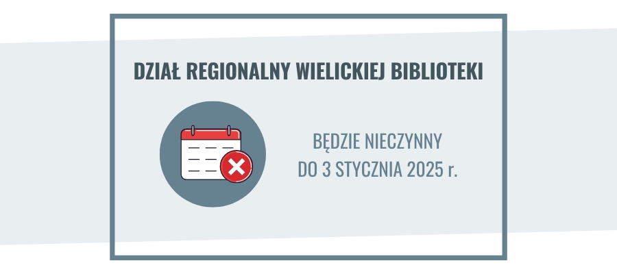 Dział Regionalny nieczynny