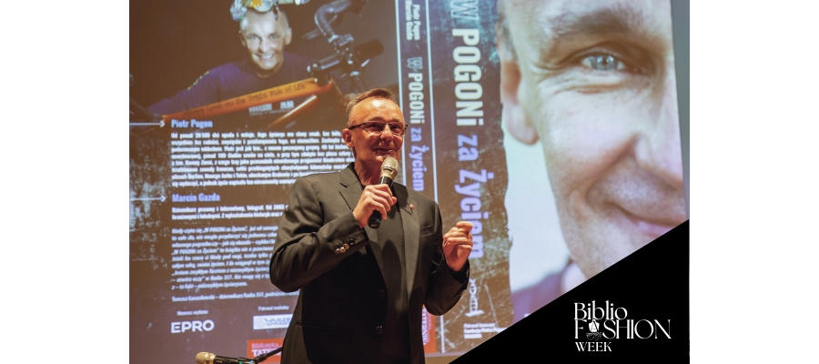 „Moda na wytrwałość” spotkanie z Piotrem Pogonem