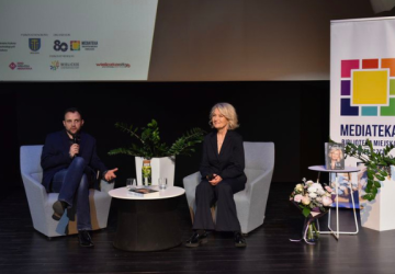 Spotkanie z Marią Pakulnis w wielickiej Mediatece