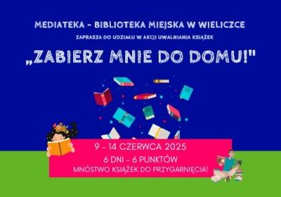 „Zabierz mnie do domu” – akcja bookcrossingowa w Wieliczce