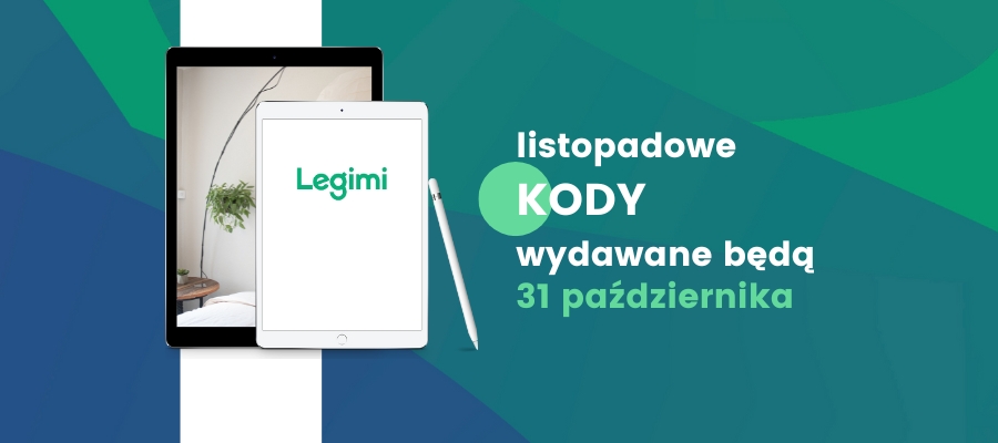 Uwaga! Kody do Legimi wydajemy 31 października!